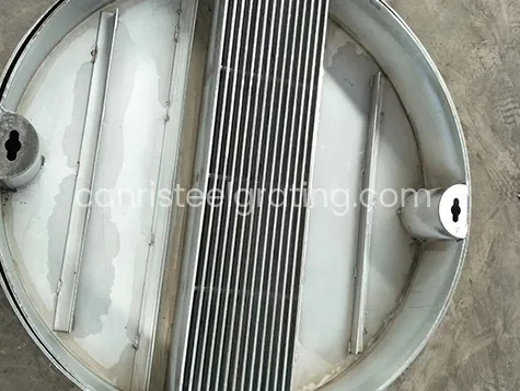 الفولاذ المقاوم للصدأ صينية صريف مع فتحة استنزاف